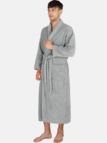 normani Long Bathrobe 'Flee' in Grey