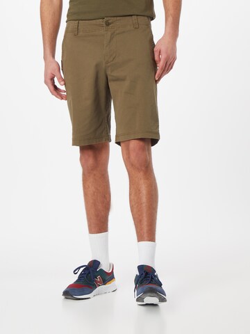 Ragwear Normální Chino kalhoty 'KAREL' – zelená: přední strana