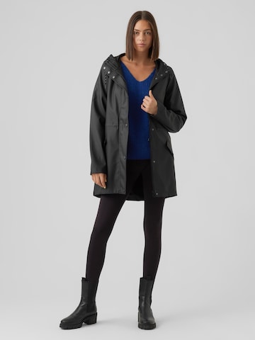 Vero Moda Tall Prehodna jakna | črna barva