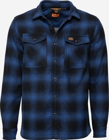 Superdry - Ajuste regular Camisa 'Miller' en azul: frente