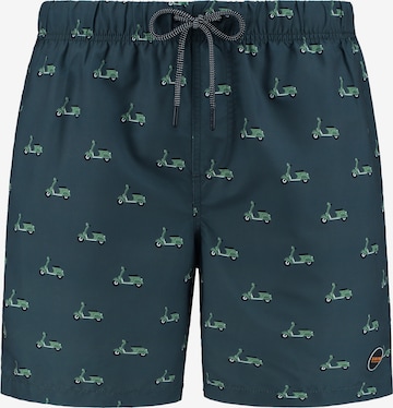 Shorts de bain Shiwi en vert : devant