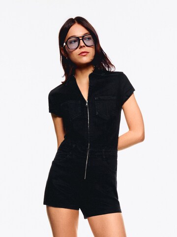 Bershka Jumpsuit in Black: front