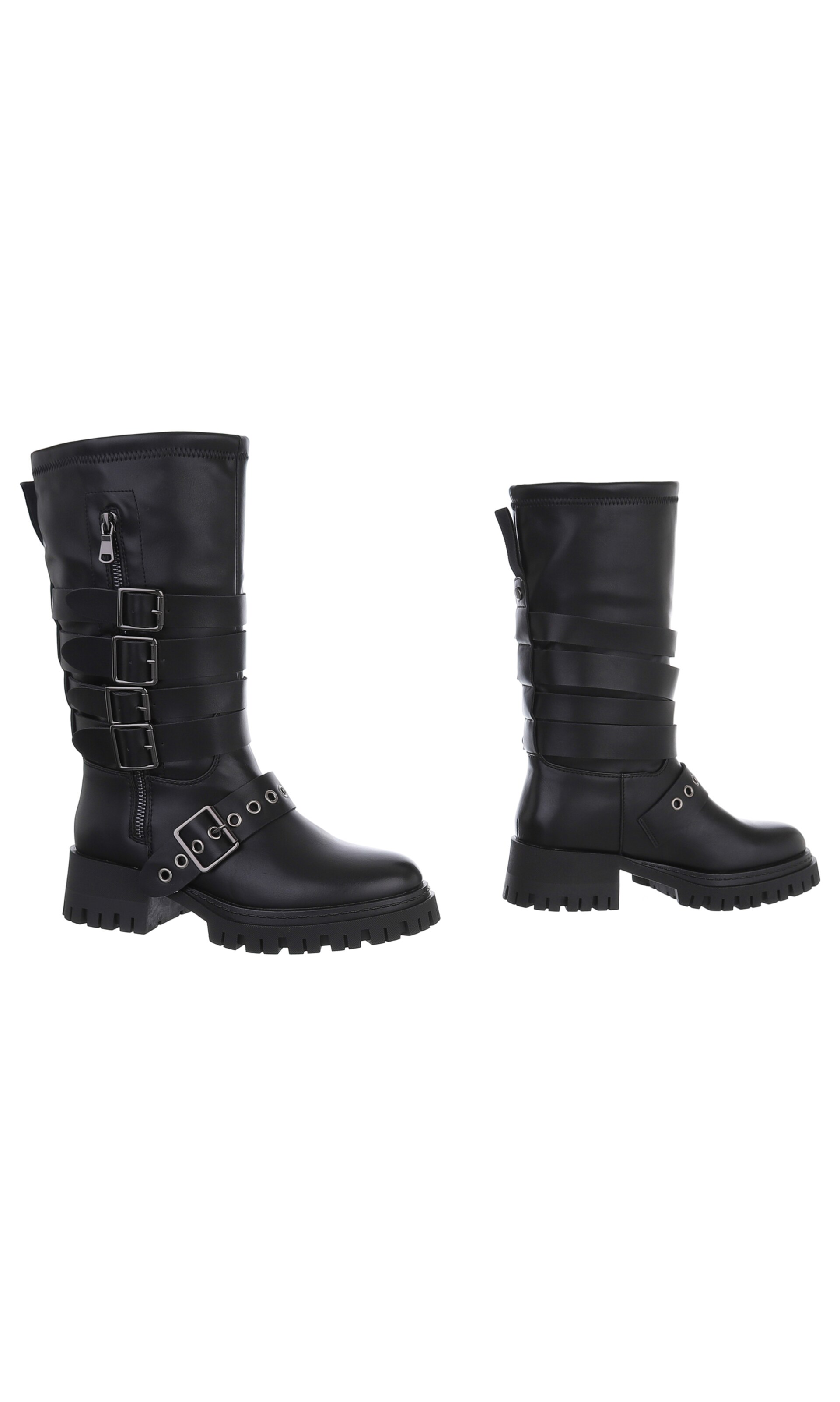 Ital-Design Stiefel in Schwarz