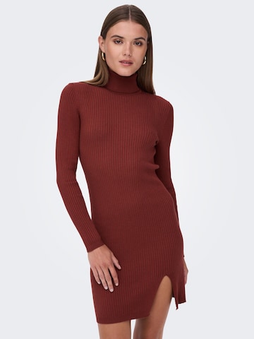 ONLY Knitted dress in Red