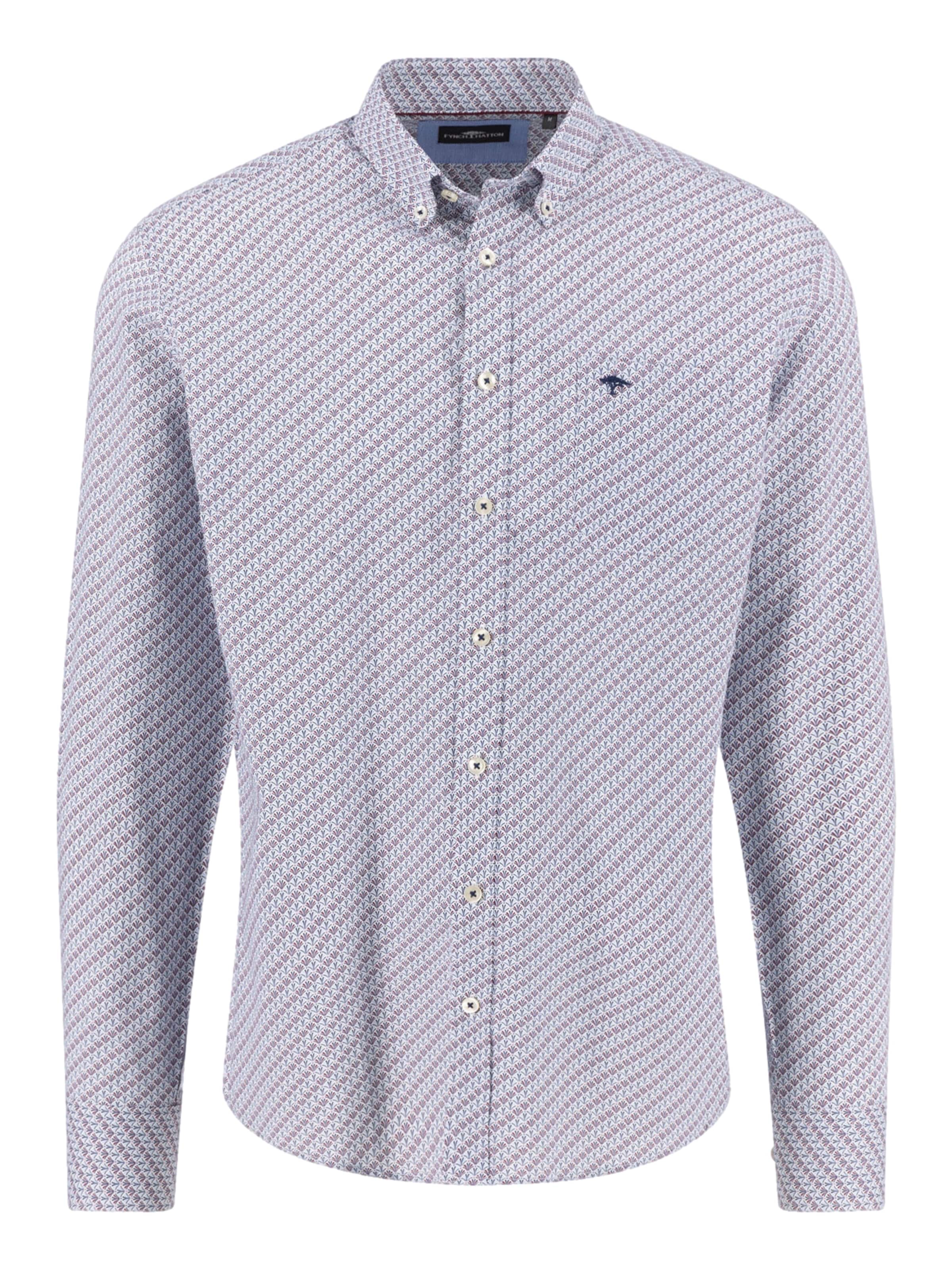 FYNCH-HATTON Chemise en bleu / gris / blanc, Vue avec produit