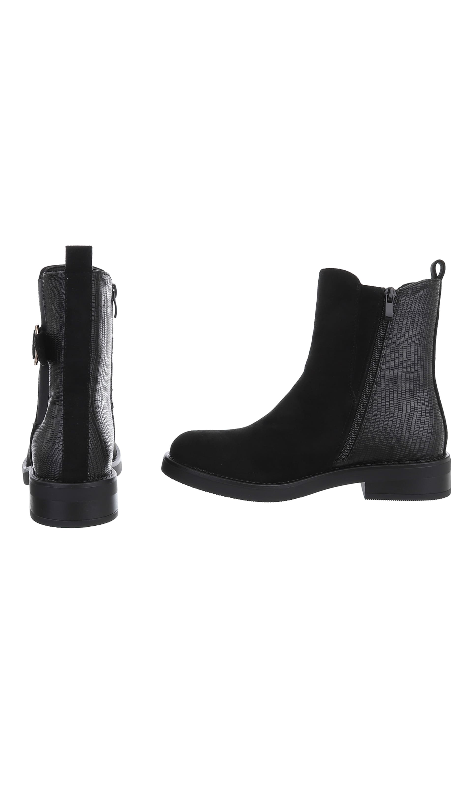 Ital-Design Ankle Boots in Black