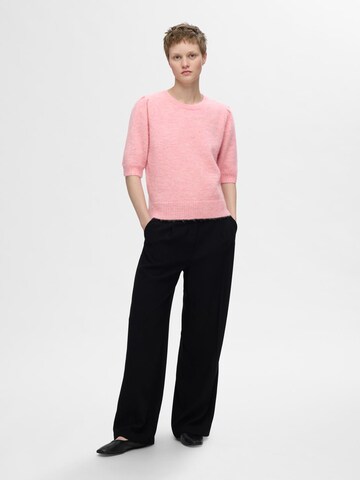 SELECTED FEMME Sweater 'SLFLULU' in Pink