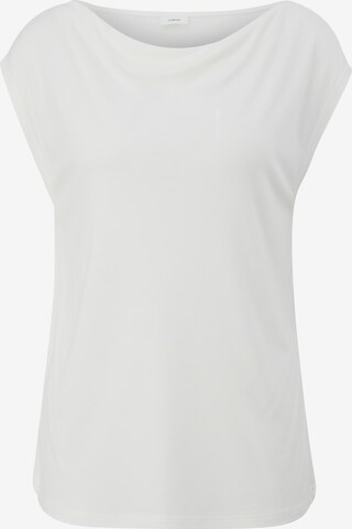 T-shirt s.Oliver BLACK LABEL en blanc : devant