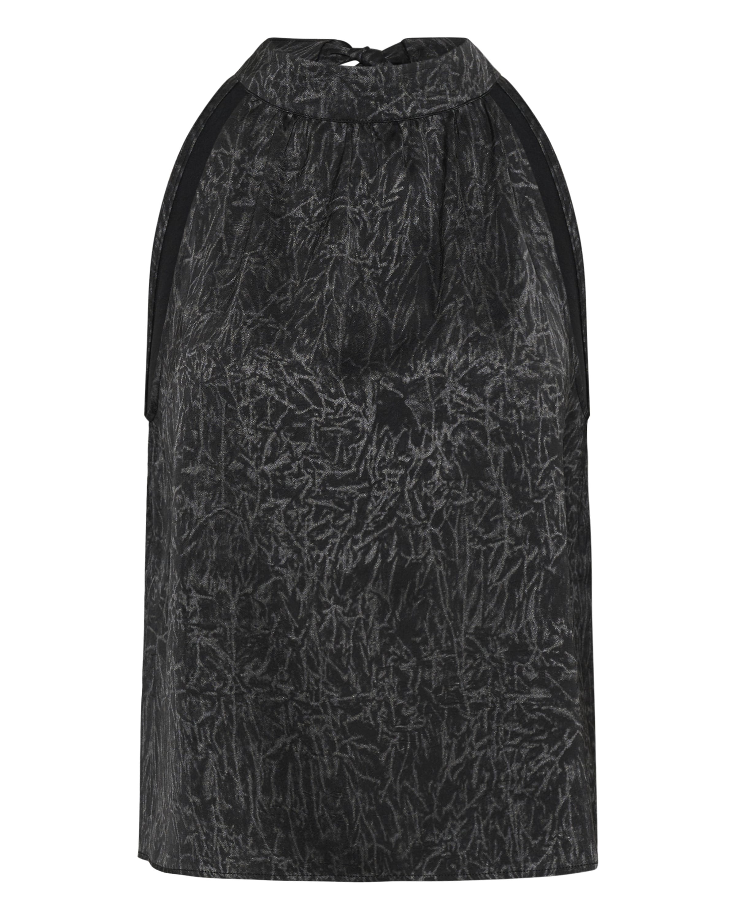Kaffe - Blusa en negro: frente