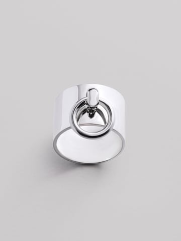 Bague 'BDSM' REYTEL en argent : devant