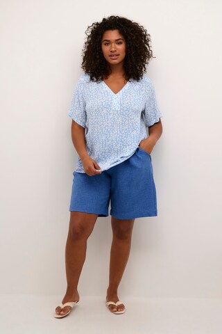 KAFFE CURVE Blouse 'Jolie' in Blue