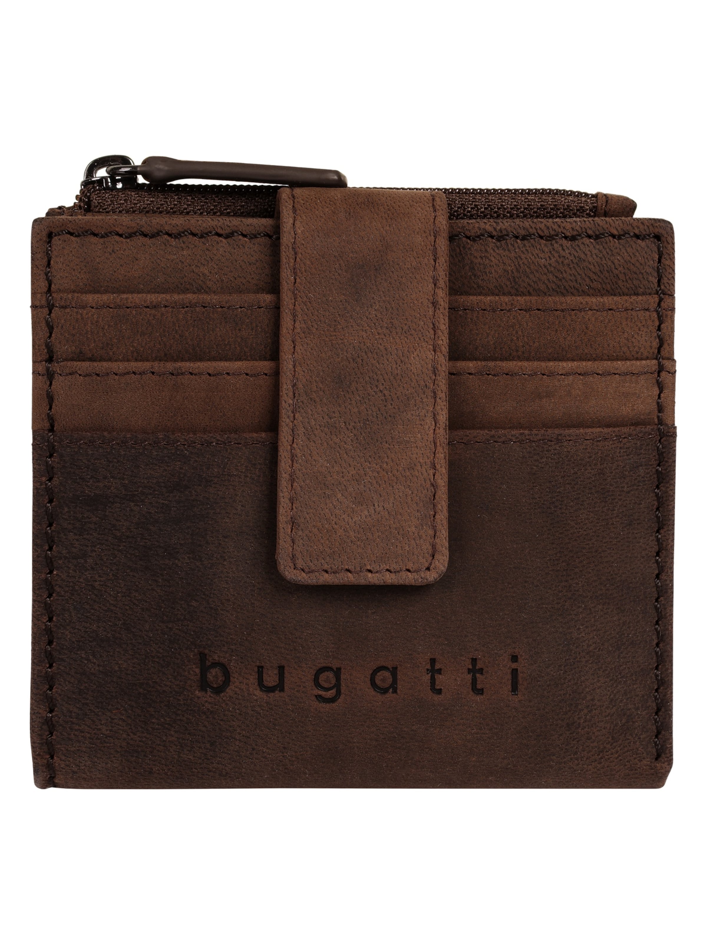 Porte-monnaies 'BUGATTI Geldbörse' bugatti en marron : devant