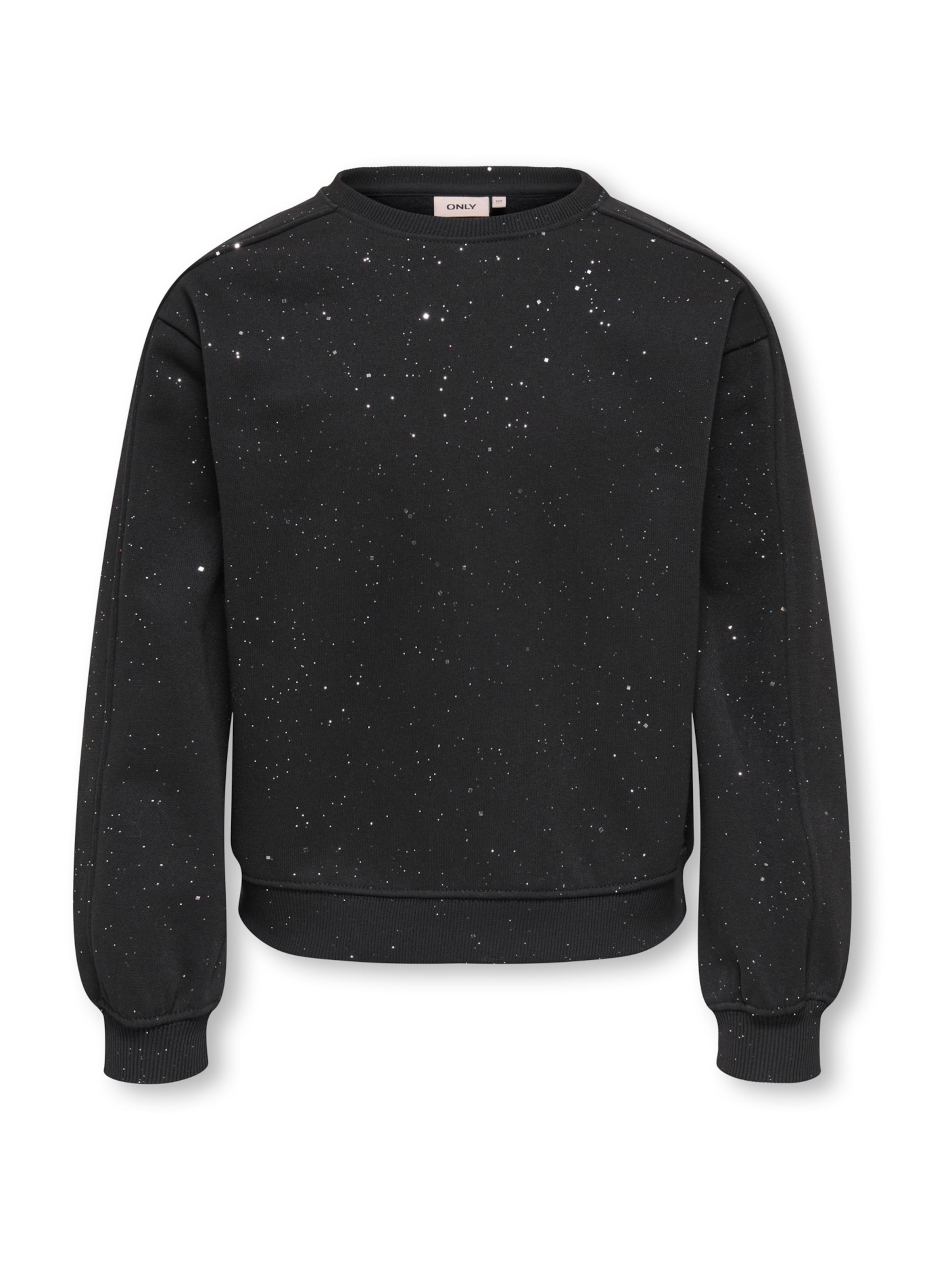 ONLY GIRLS Sweatshirt 'KOGOLIVIA' in Zwart: voorkant
