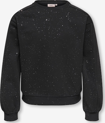 ONLY GIRLS Sweatshirt 'KOGOLIVIA' in Zwart: voorkant