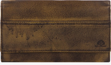 GREENBURRY Wallet 'Destressed' in Yellow: front