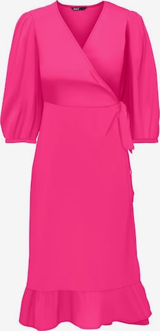 Only Maternity Dress in Pink: front