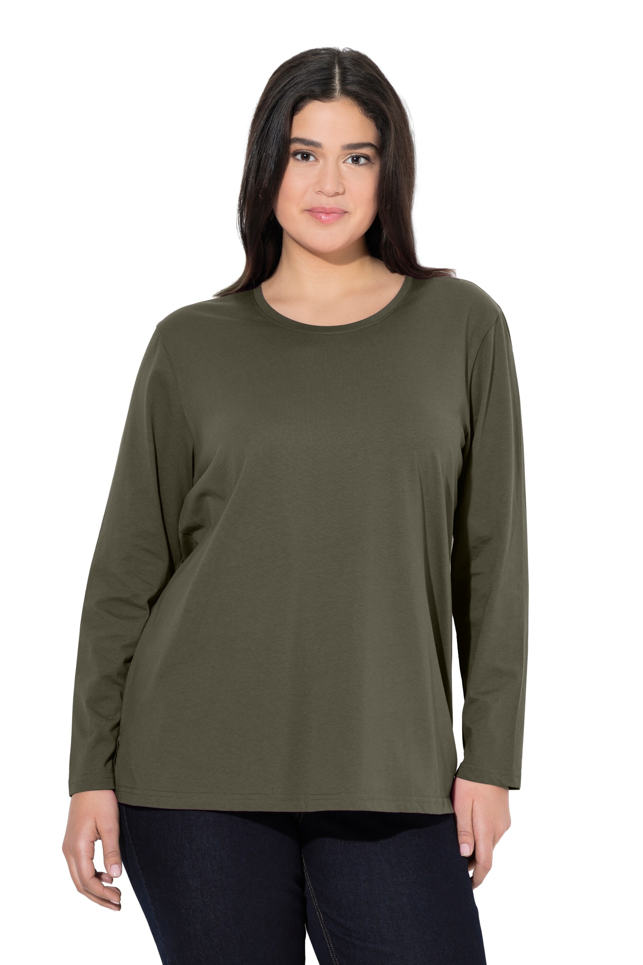 Ulla Popken Shirt in Grün: Vorderseite