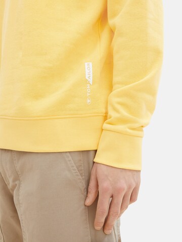 TOM TAILOR Sweatshirt in Yellow