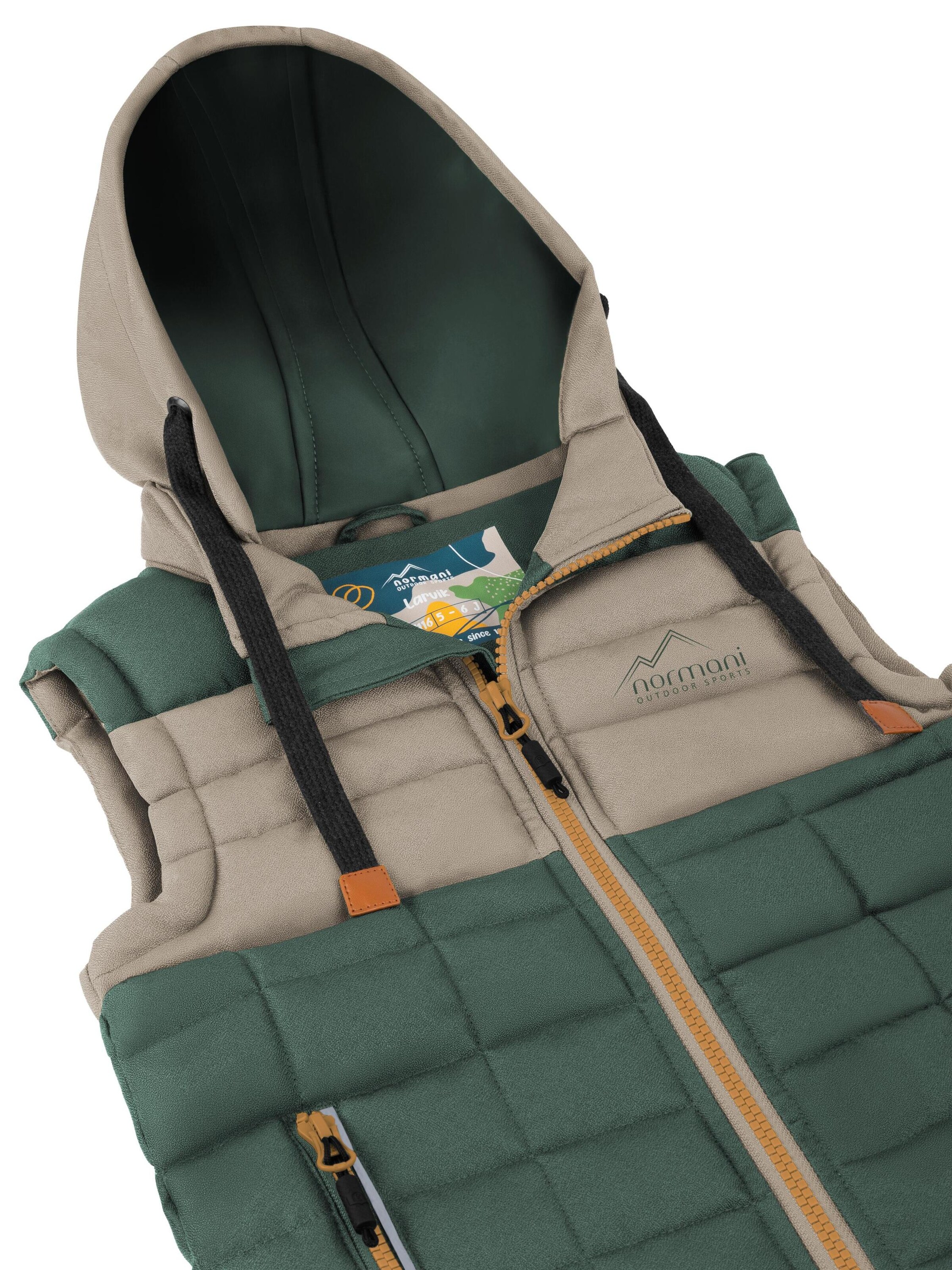 normani Weste 'Larvik' in Beige