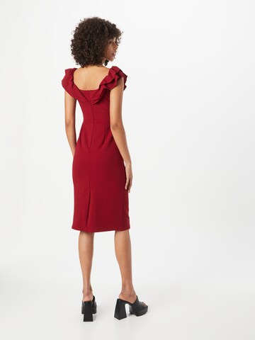 Skirt & Stiletto Cocktail Dress in Red