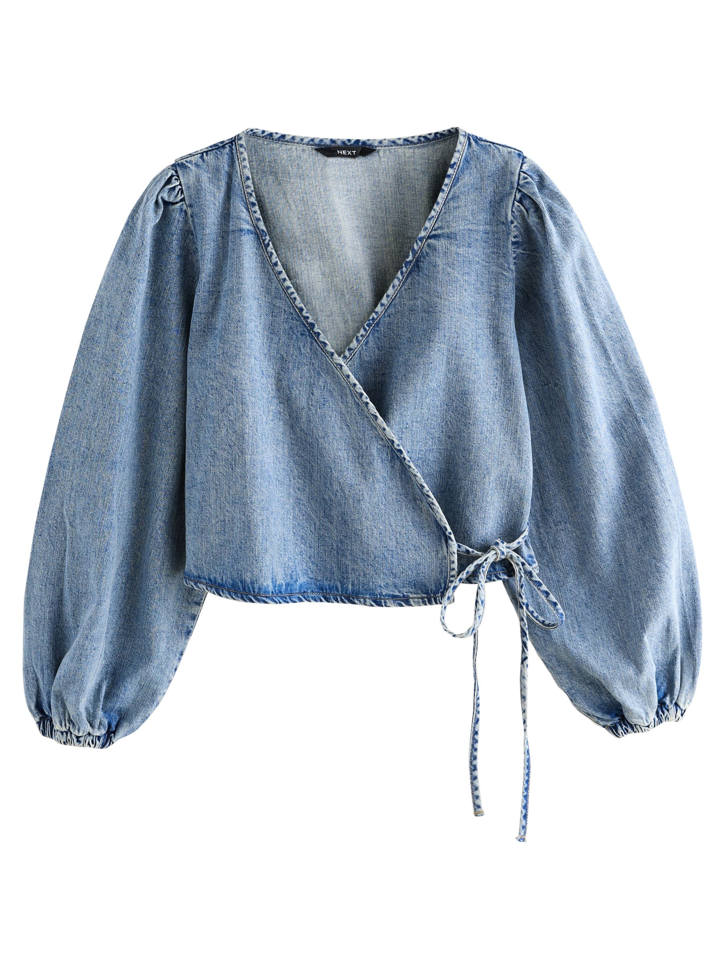 Next Блузка в Синий: спереди