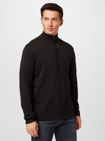 Vestes en maille 'Denley' !Solid en noir : devant