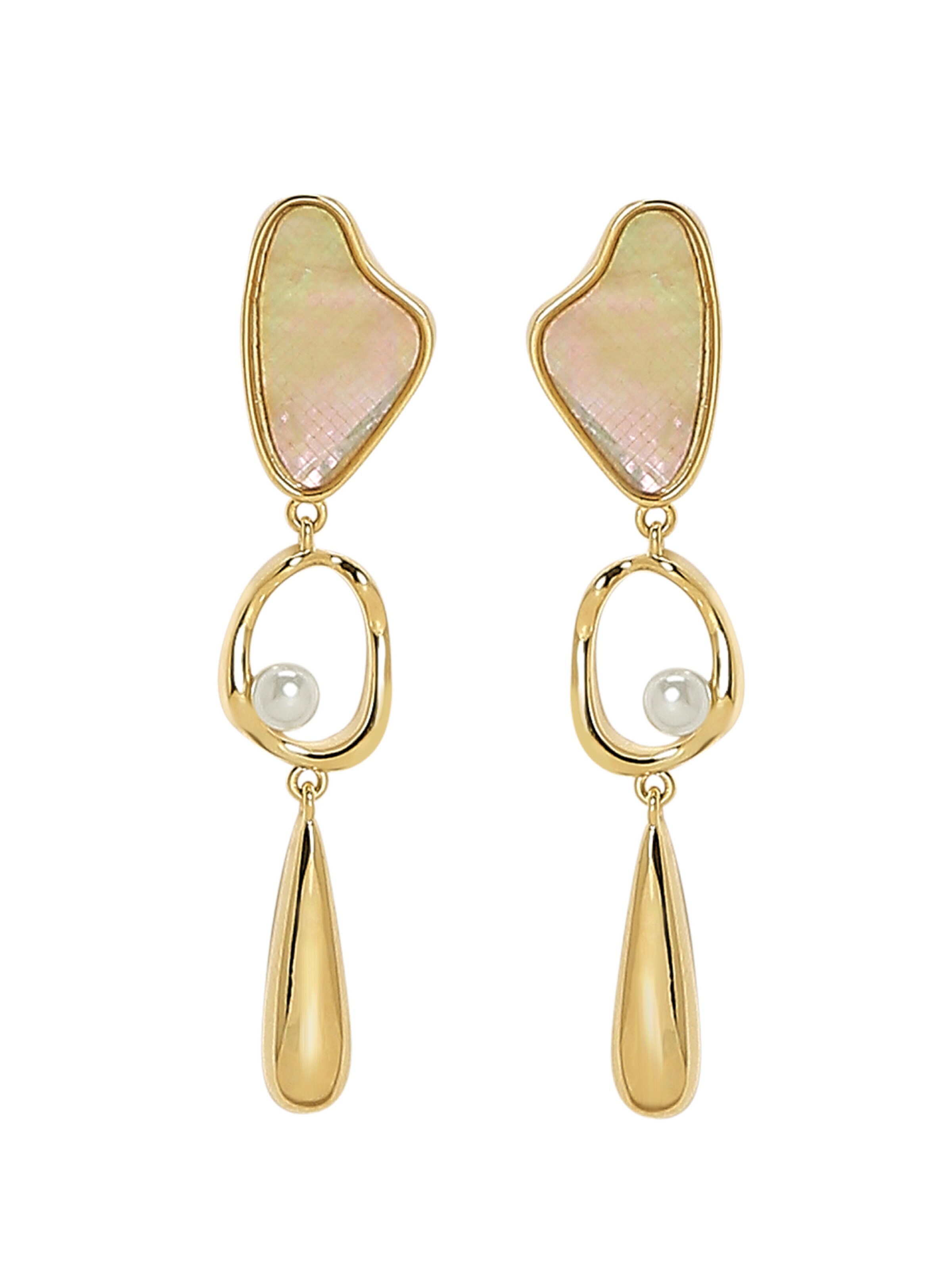MISH Earrings 'Arabella' in Gold: front