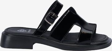 Desa - Zapatos abiertos 'Folien' en negro: frente