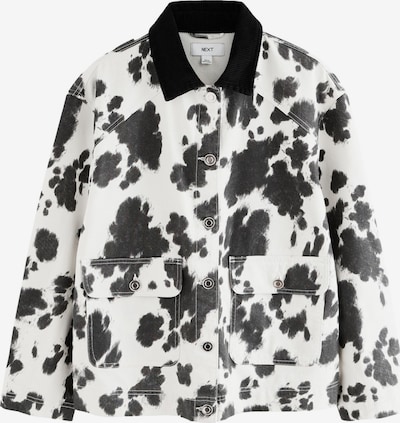 Next Übergangsjacke in schwarz / weiß, Produktansicht