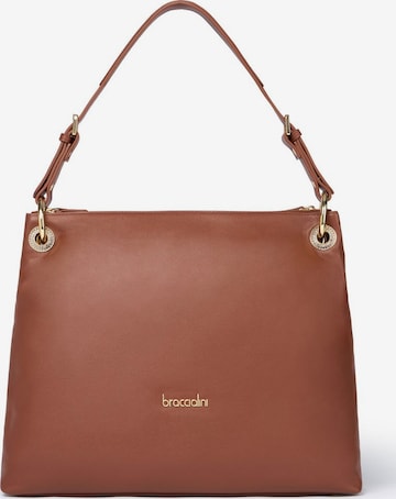 Braccialini Handtasche 'Nora' in Braun: Vorderseite