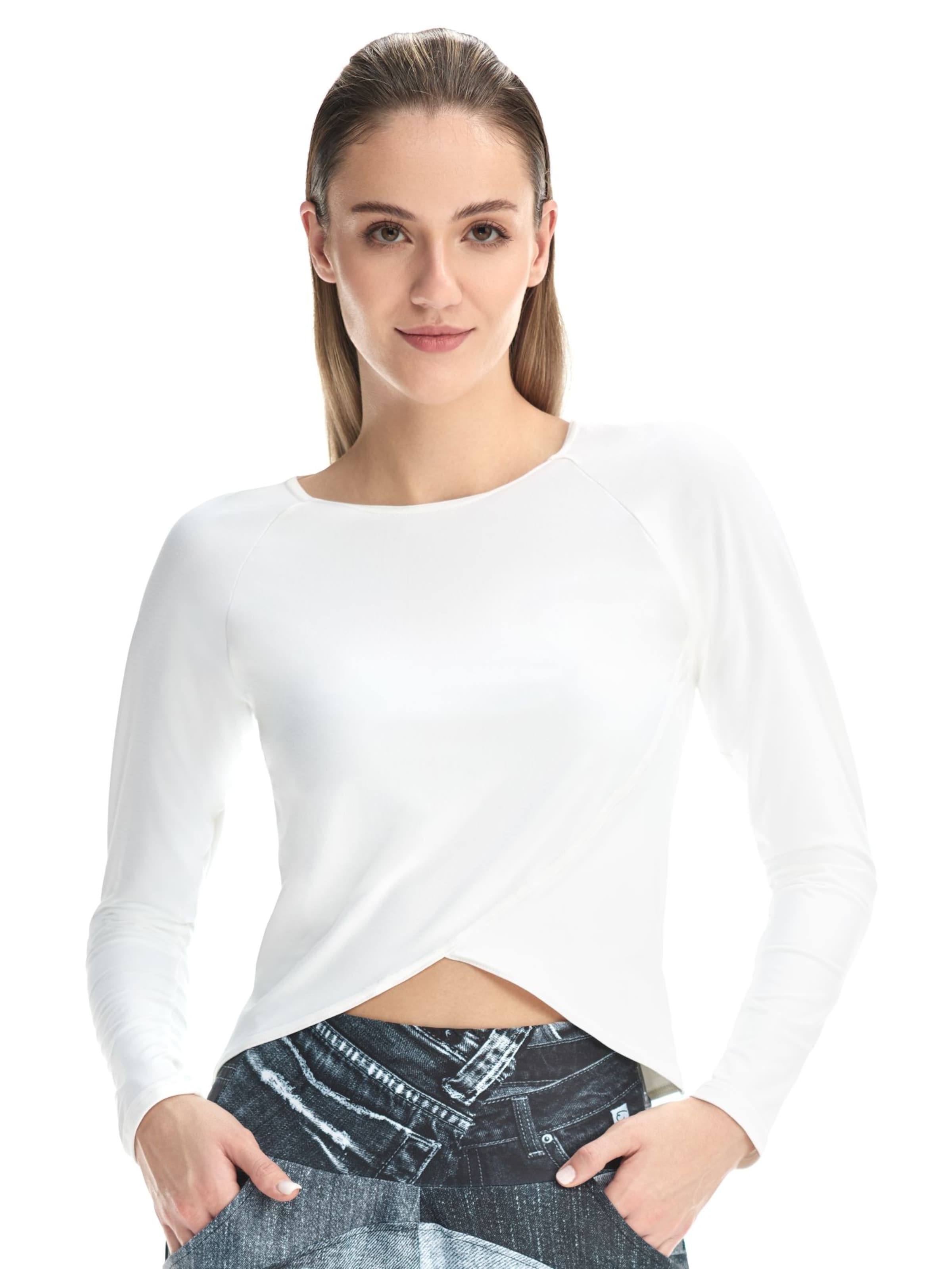 Winshape Funkcionalna majica 'AET131LS' | bela barva: sprednja stran