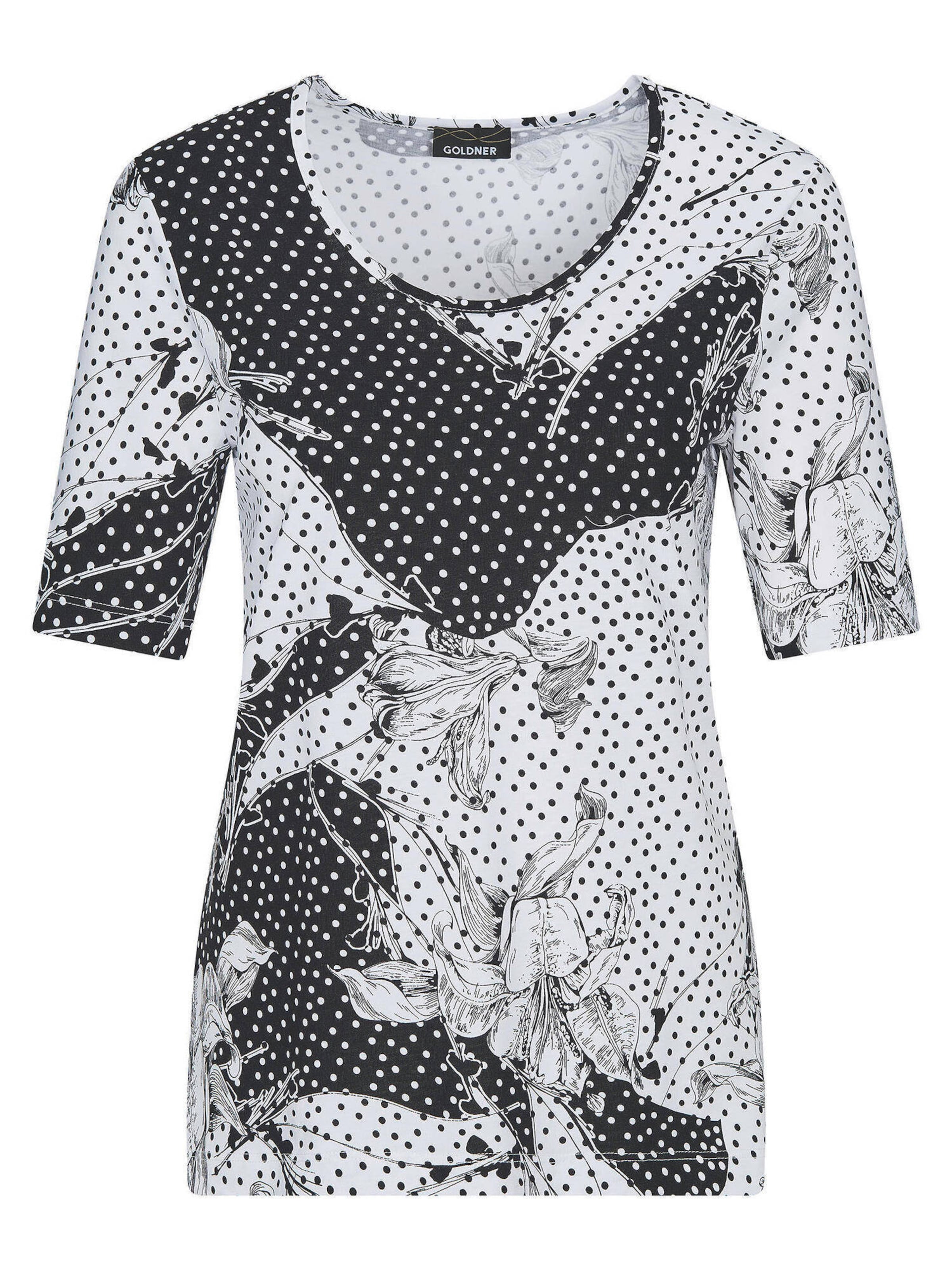 T-shirt Goldner en noir : devant