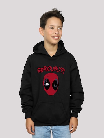 F4NT4STIC Sweatshirt 'Marvel Deadpool Seriously' in Black: front