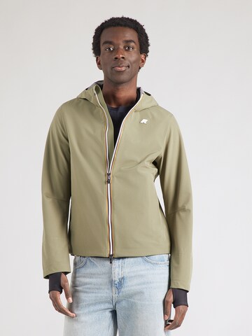 K-Way Přechodná bunda 'Jacko Bonded' – zelená: přední strana