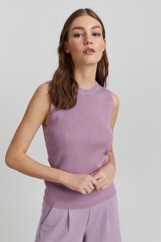 ICHI Sweater 'MARSHA' in Purple: front
