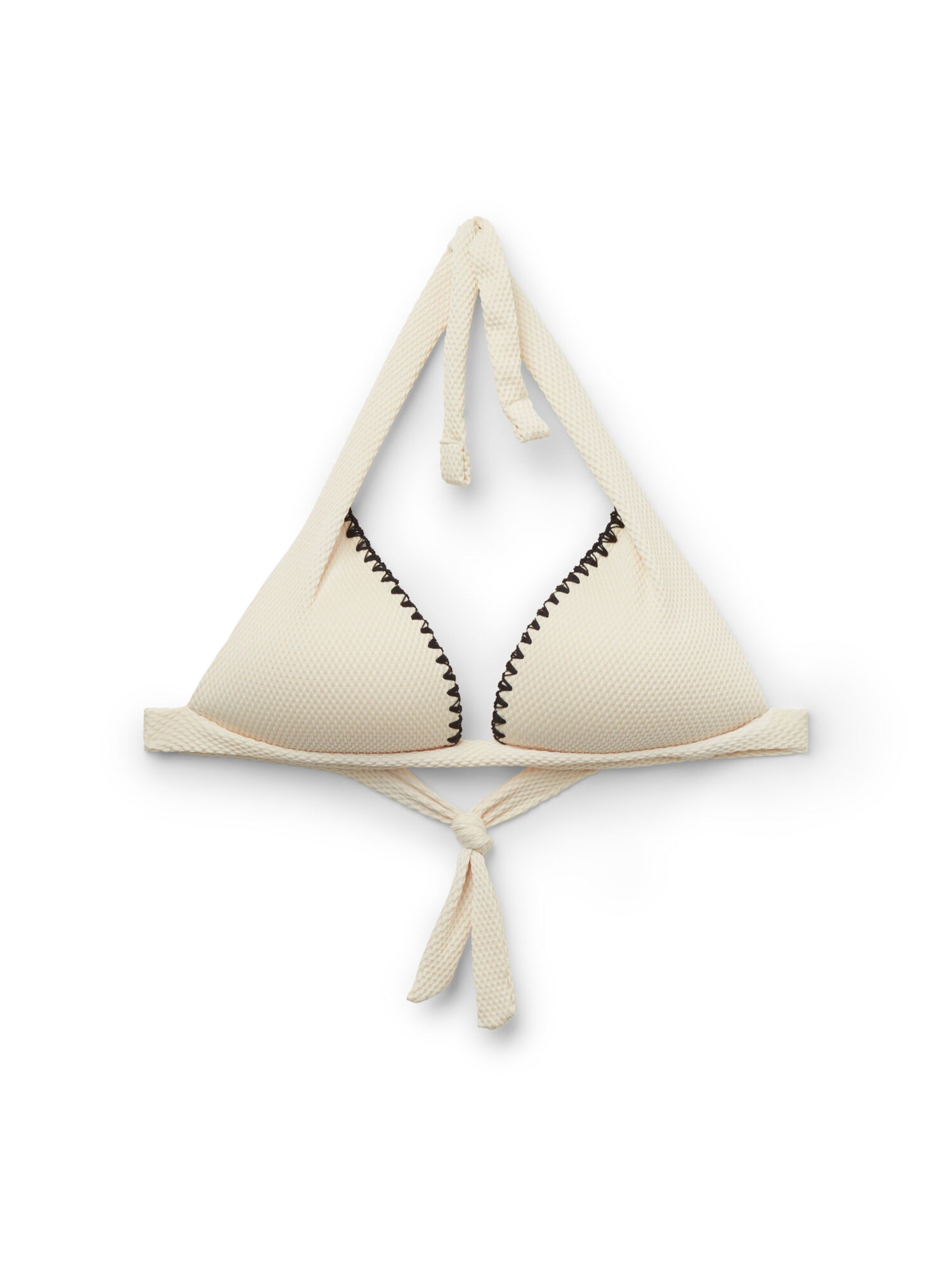 CALZEDONIA Bikinitop 'Bicolor Embroidery' in Beige: Vorderseite