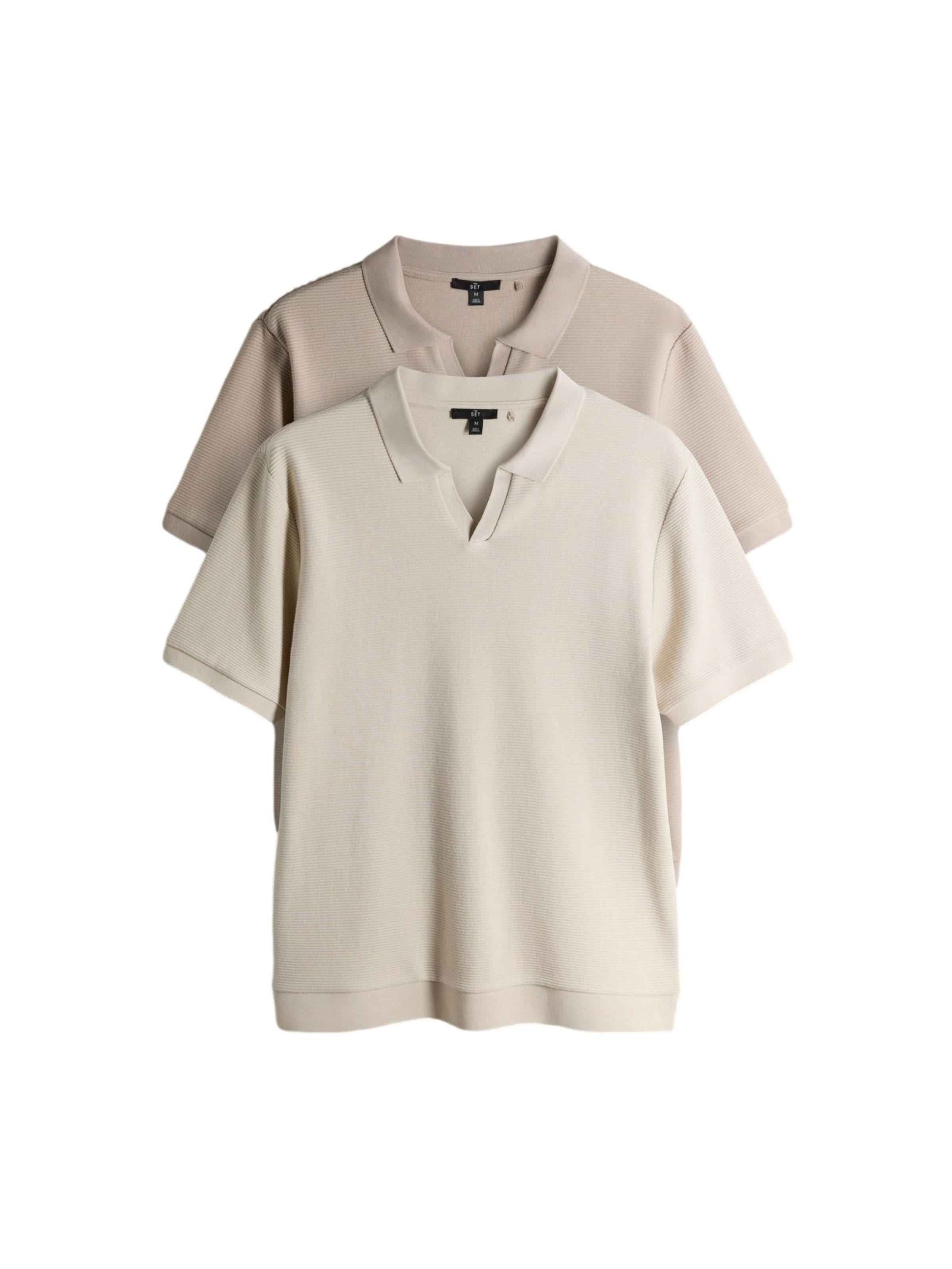 The Set Shirt in Beige: front