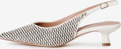 CAFè NOIR Heels in schwarz / weiß, Produktansicht