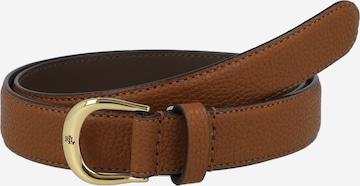 Ceinture 'KENTON 25' Lauren Ralph Lauren en marron : devant