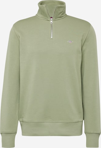 Felpa di GANT in verde: frontale