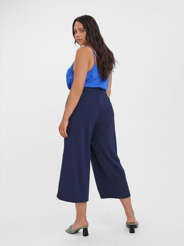 Vero Moda Curve Loosefit Kalhoty s puky – modrá