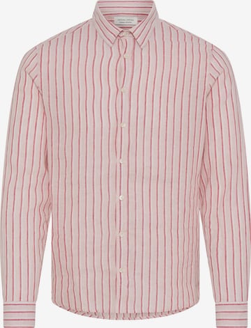 Casual Friday Button Up Shirt in Pink: front