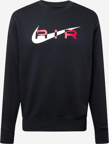 Nike Sportswear Sweatshirt 'AIR' i svart: framsida