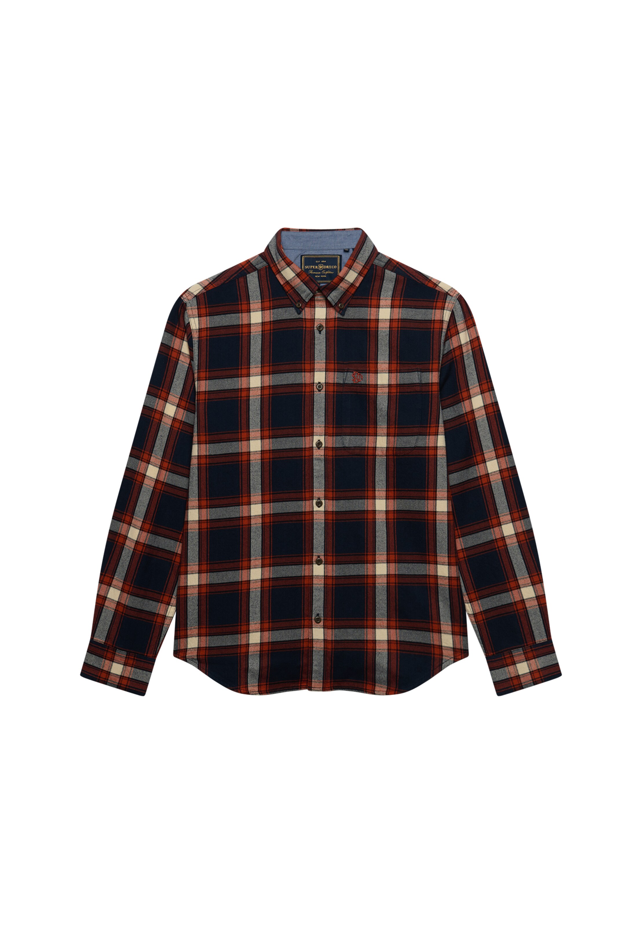 Superdry & Co Overhemd in Blauw: voorkant
