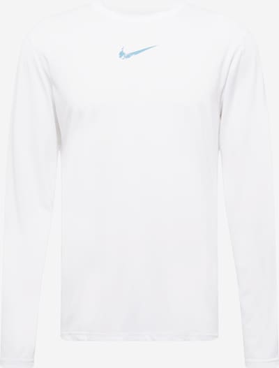 Tricou funcțional NIKE pe albastru deschis / verde kiwi / alb, Vizualizare produs