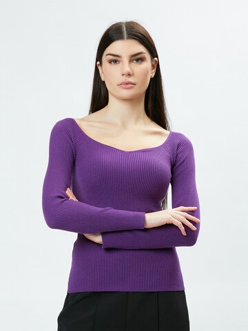 Influencer - Jersey en lila: frente