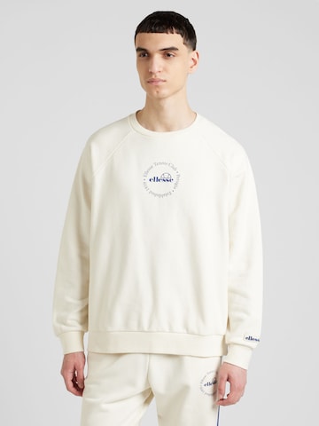 ELLESSE Sweatshirt 'Voliero' in White: front