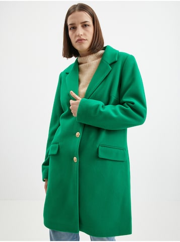 Orsay Between-Seasons Coat in Green: front