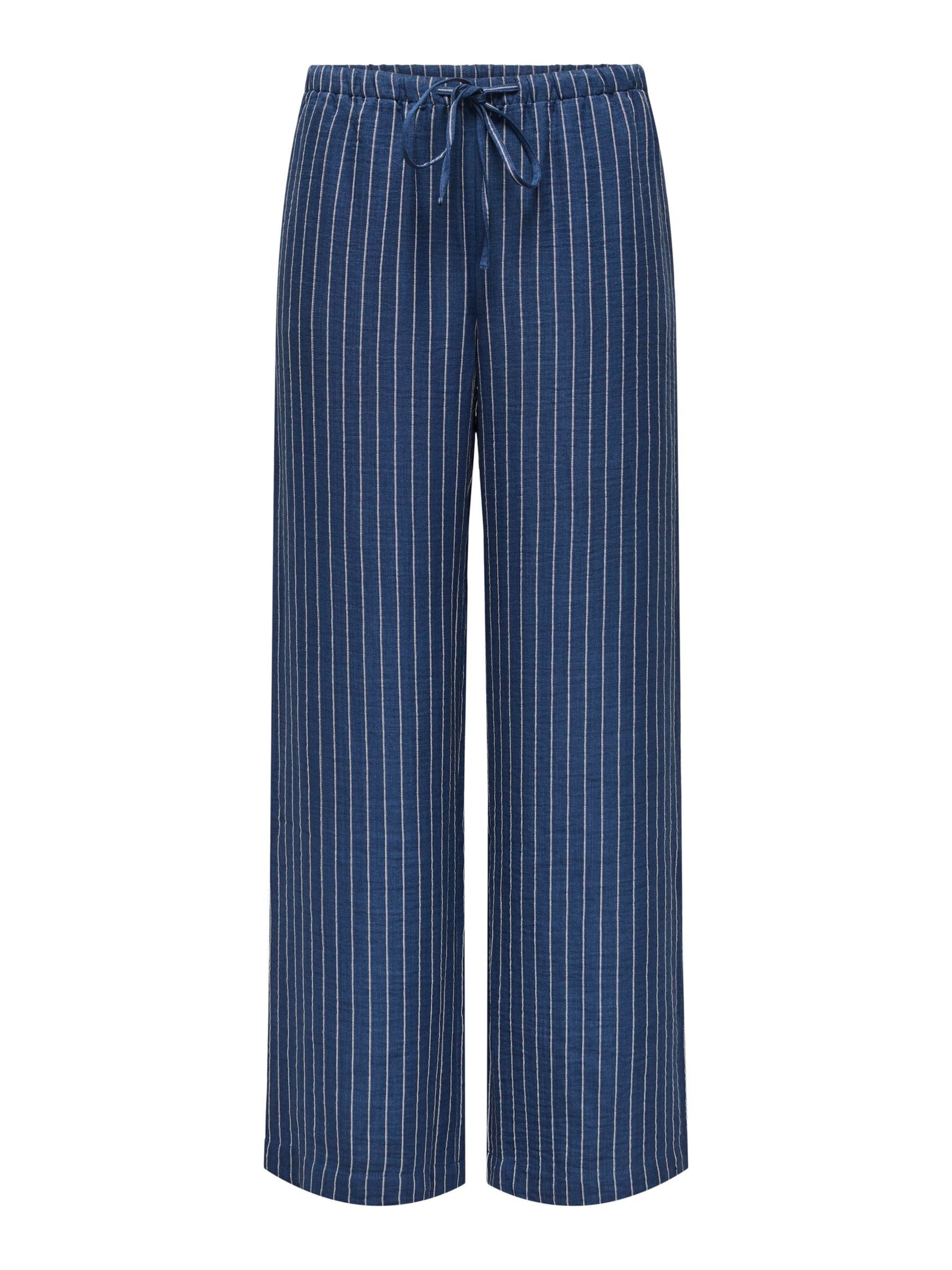 JDY Loosefit Broek 'JDYPower' in Blauw: voorkant