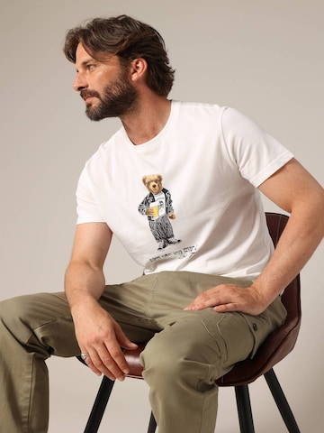 T-Shirt 'Bebear' Deeluxe en blanc